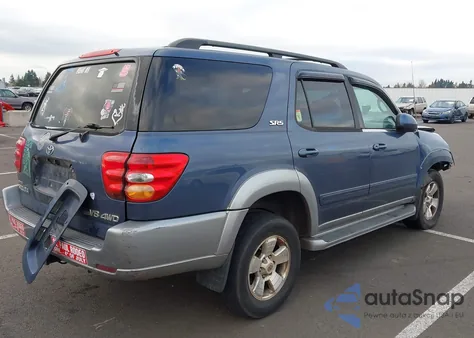 2003 Toyota Sequoia Sr5 V8 из США, поврежденный, VIN 5TDBT44A43S174665